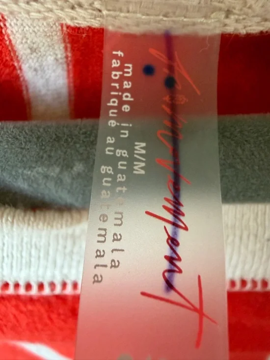 FP Movement by Free People Red Vertical-Stripe Long Sleeve Tee - Picture 4 of 4